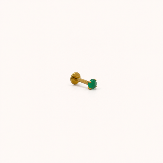 GREEN AGATE Crystal Drop