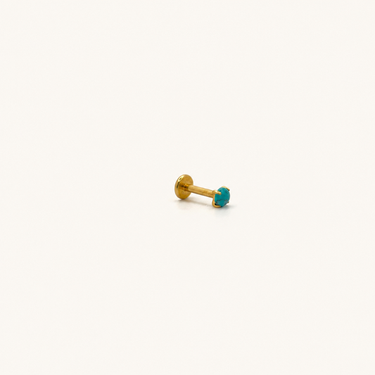 Turquoise Crystal Drop